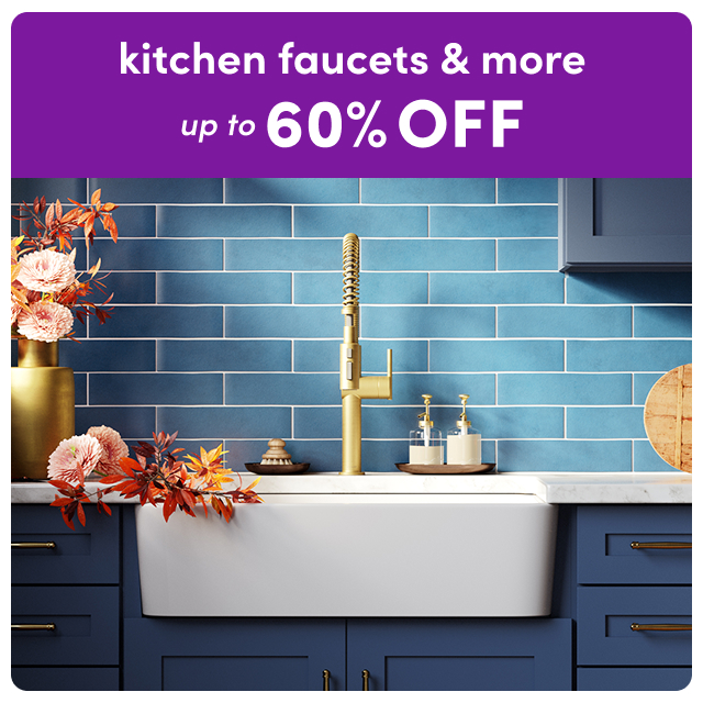 Way Day: kitchen faucets & more