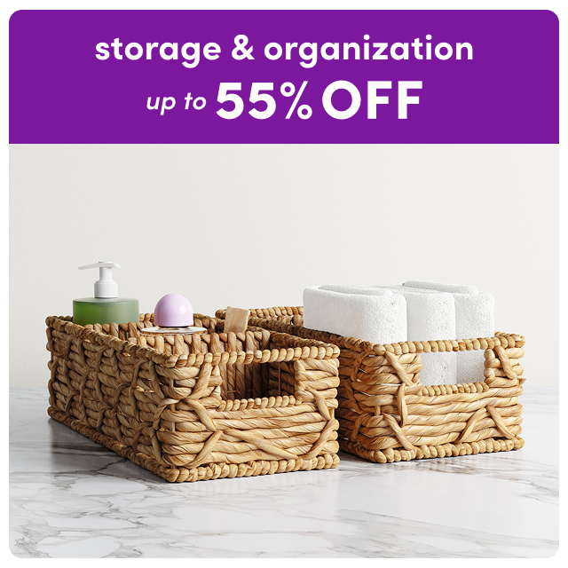 Way Day: storage & organization