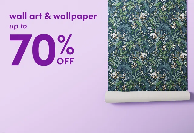 deals on wall art & wallpaper
