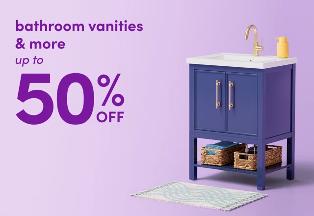 deals on bathroom vanities & more