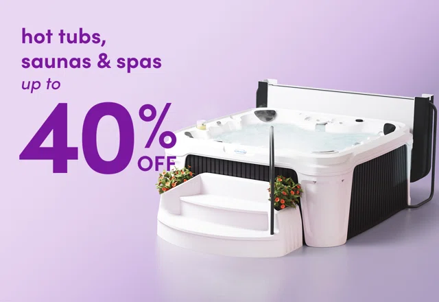 deals on hot tubs, saunas & spas