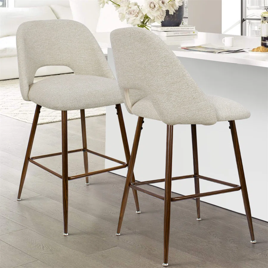Berneta 26" Upholstered Counter Stools