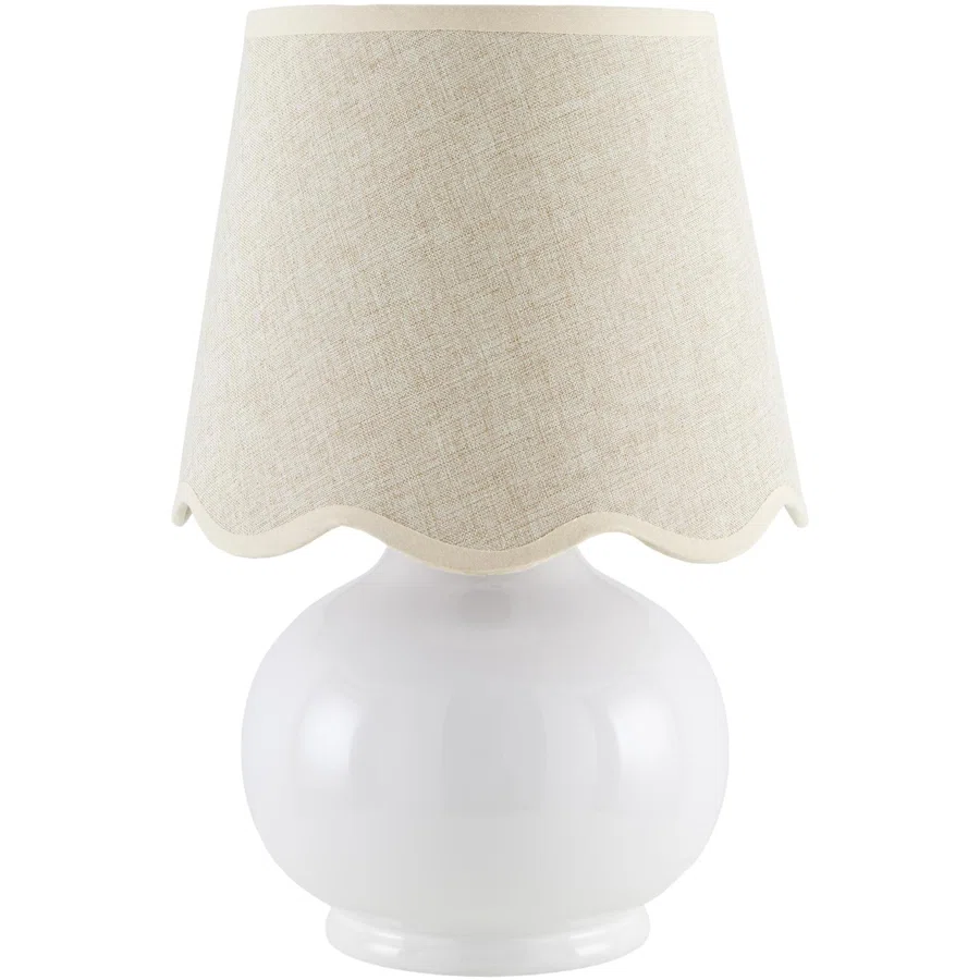 Momsen Coloured Scallop Shade Lamp