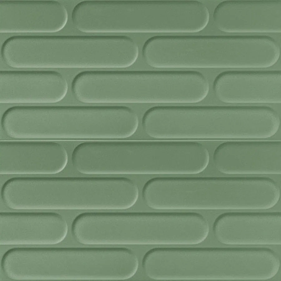 Biscuit 12" x 24" Fishscale 3D Italian Wall Tile