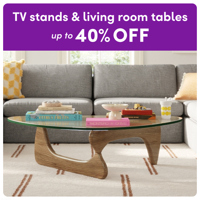 deals on TV stands & living room tables