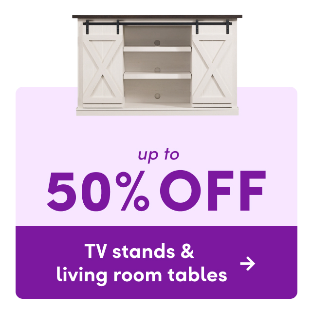 TV stand & living room table clearout.