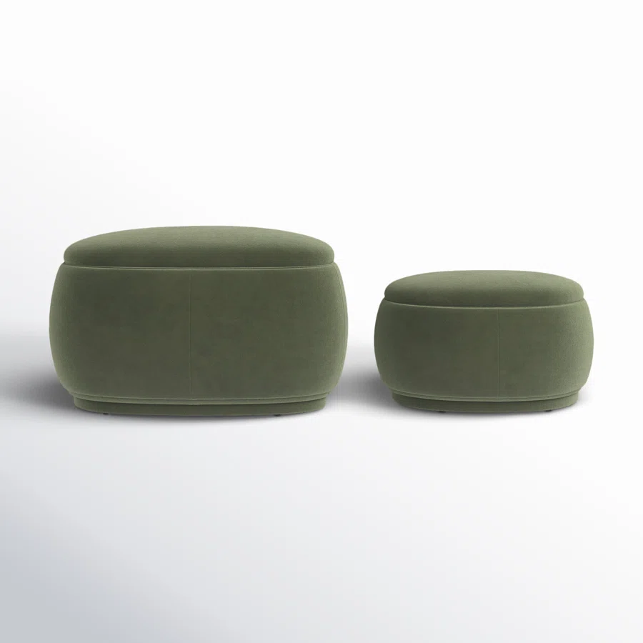 Hoya 2 - Piece Upholstered Storage Ottoman