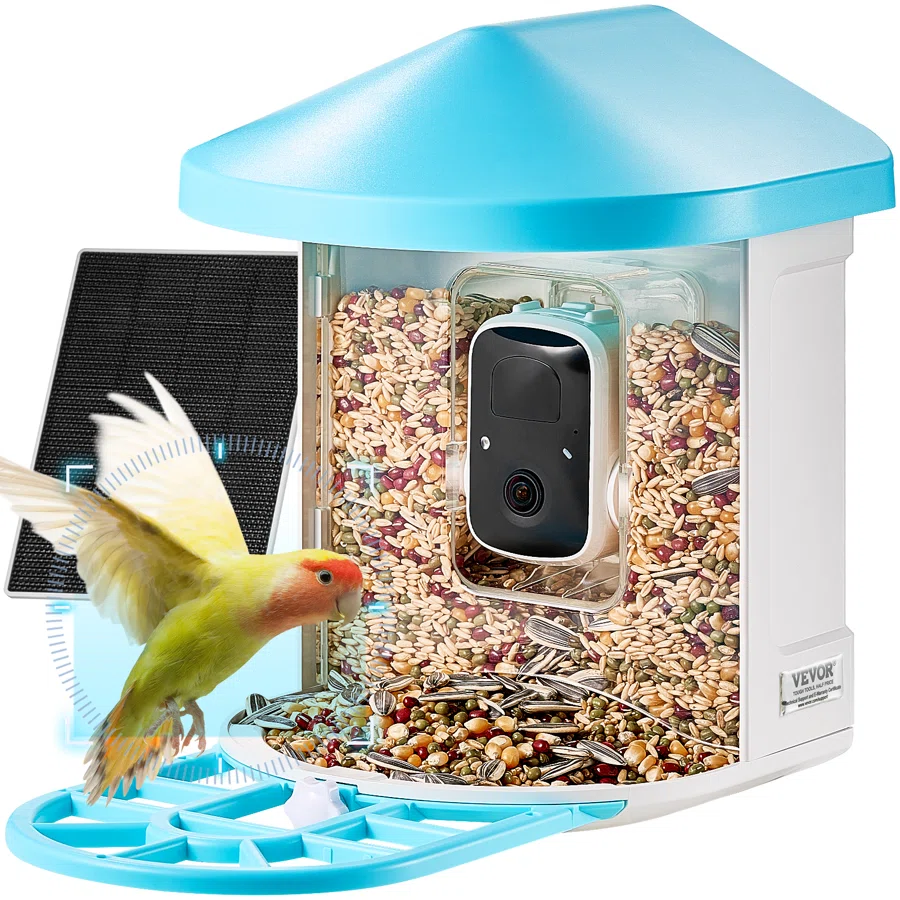 Smart Bird Feeder with Camera 2K HD AI Identify Bird Species Auto Capture