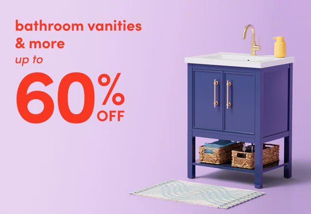 bathroom vanities & more on deals