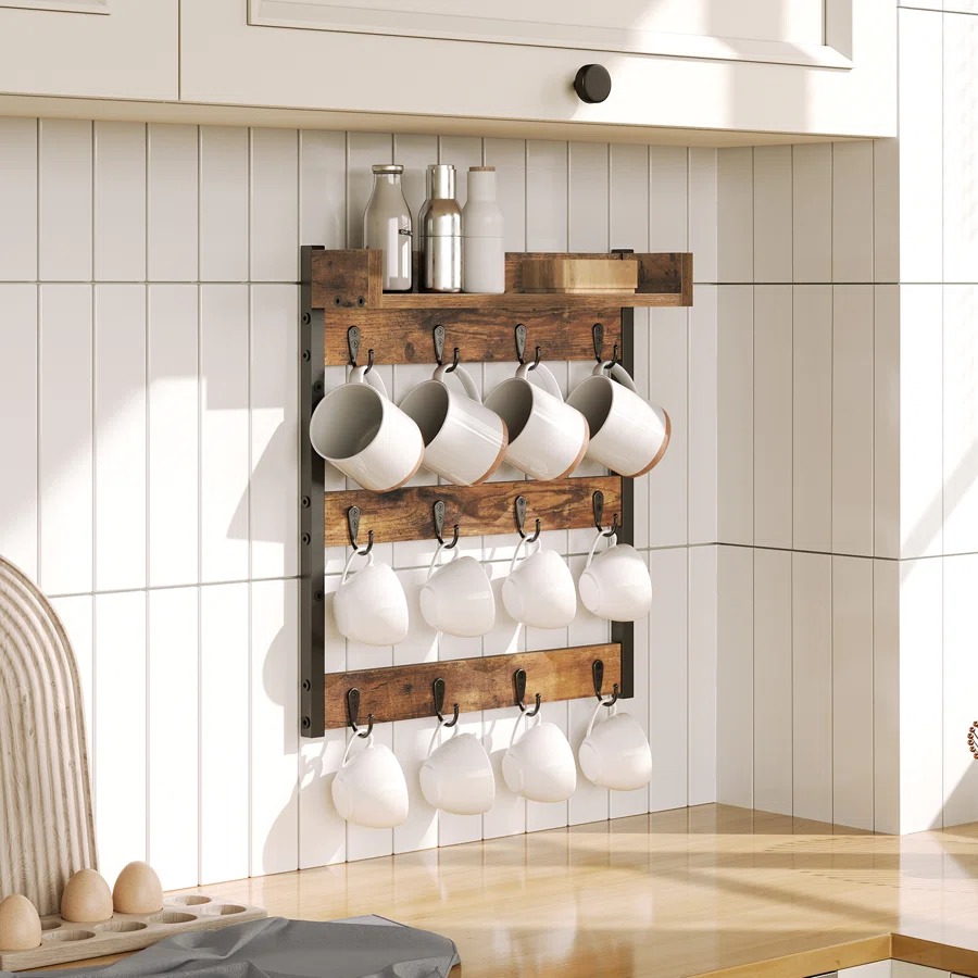 Shamar 3 Tier Coffee Mug Holder Stand Holder Rack
