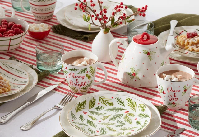 Set the holiday table