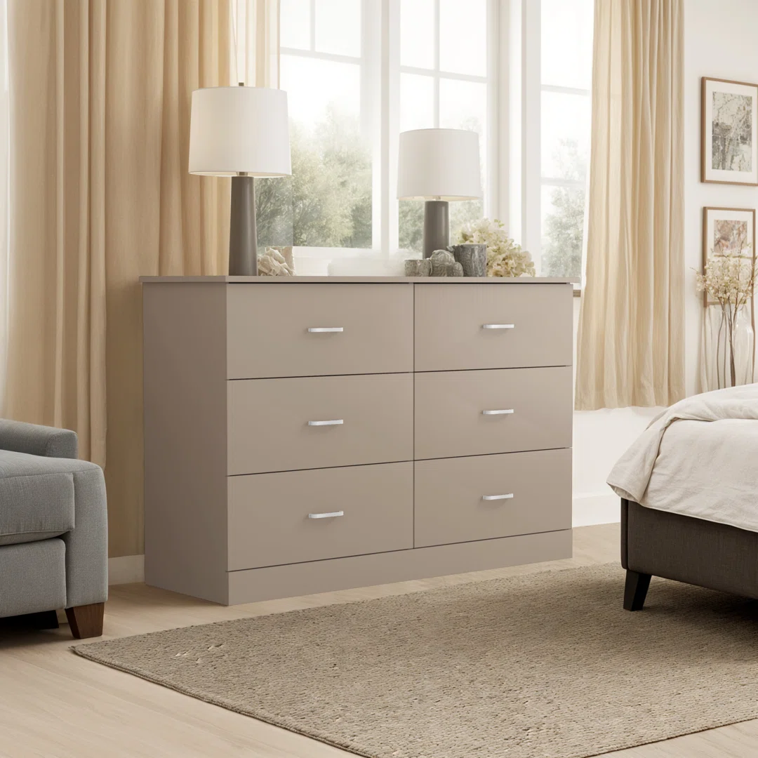 Allyannah 6 Drawer 47.2'' W Dresser