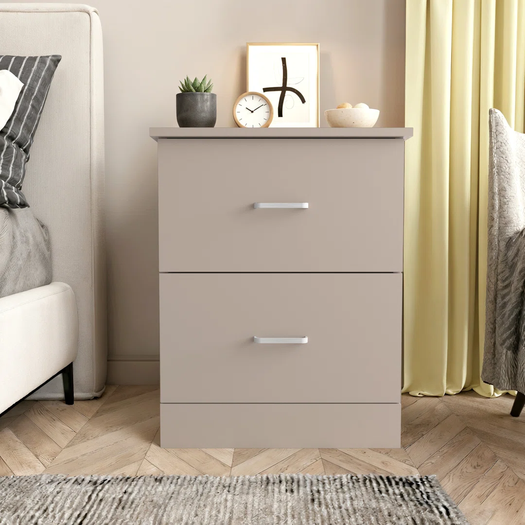 Allyannah 23.6" 2-Drawer Nightstand
