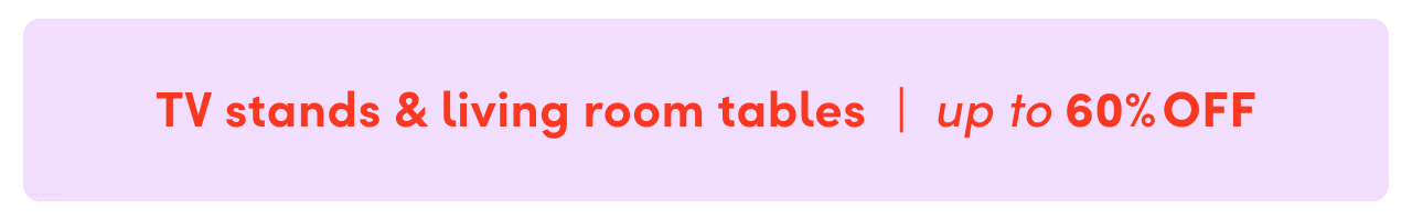 TV stand & living room table deals