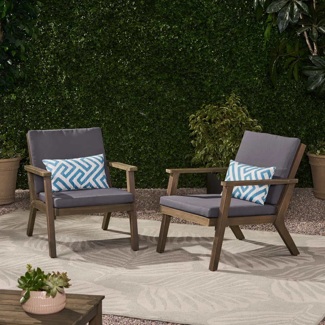 Channing Outdoor Patio Chair with Cushions