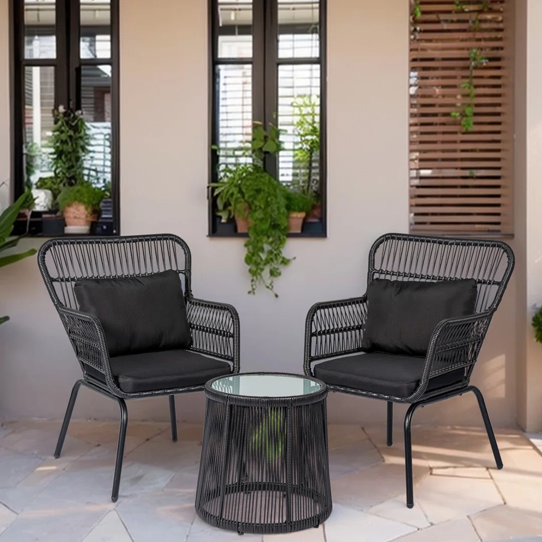 Dawna 3 Piece Seating Group with Cushions