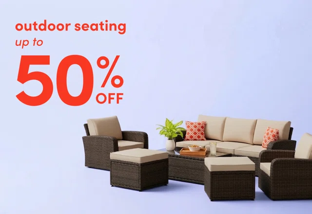 outdoor seating sale