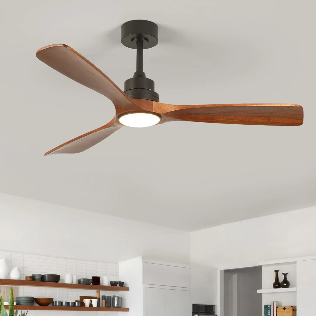 Karlena 52'' Ceiling Fan with LED Lights and Remote Control
