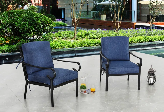 Black Outdoor Club Chairs