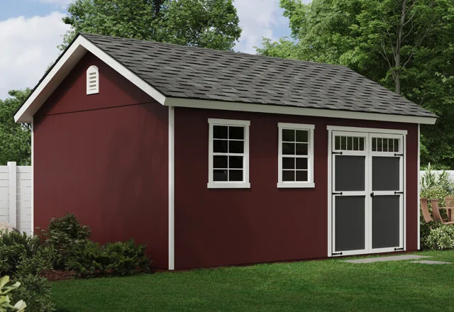 Wooden sheds 