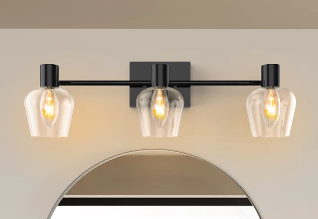 Matte Black Vanity Lights