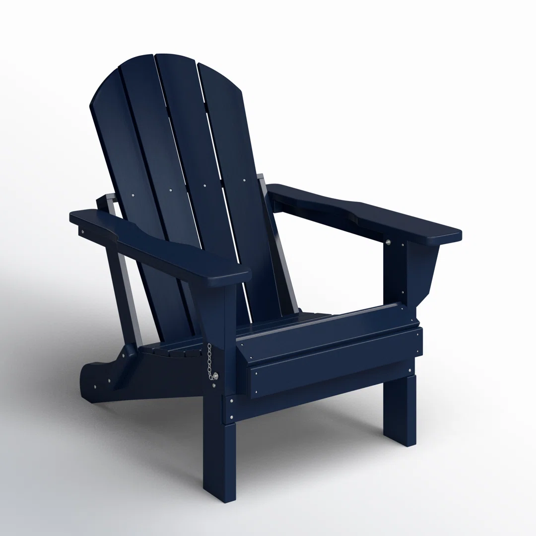 Shawnna Weather-Resistant Foldable Outdoor Adirondack Chair