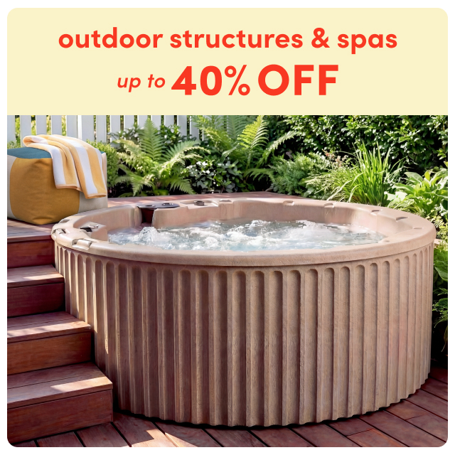 outdoor structure & spa clearance