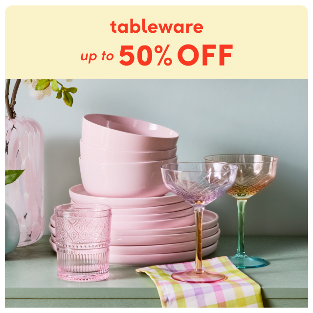 tableware clearance
