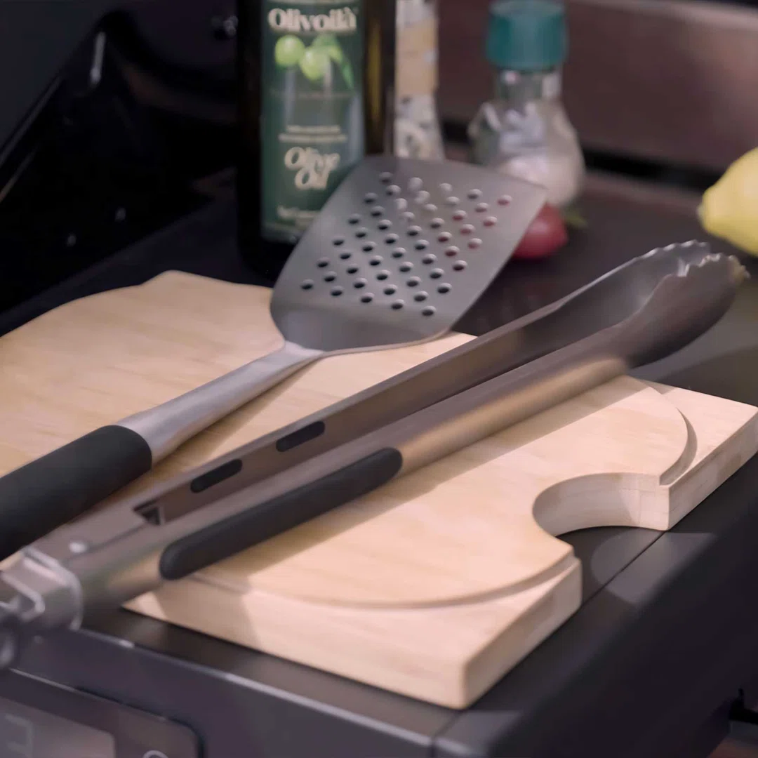 Monument Grills Tongs and Spatula Grilling Tool Set