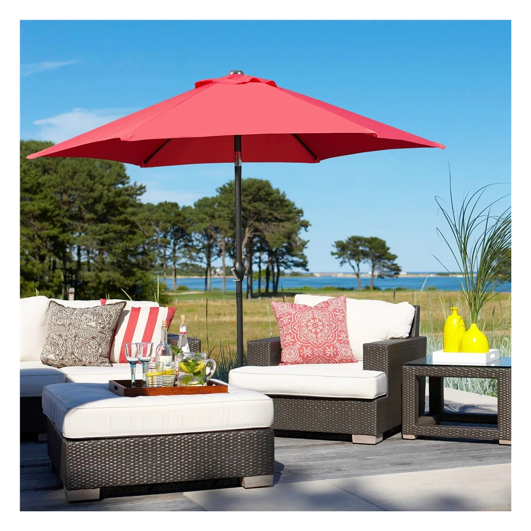 Allport 7.5' Market Patio Umbrella with Tilt and Crank
