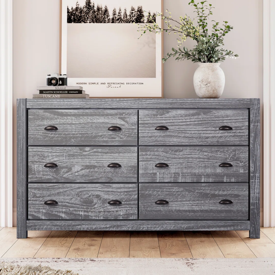 Montauk 6 Drawer Double Dresser