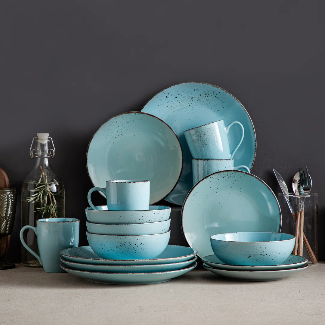 Neal 16 Piece Dinnerware Set, Service for 4