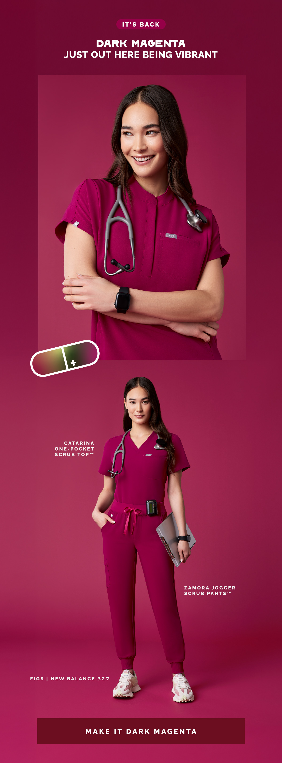 Shop Matcha + Dark Magenta 