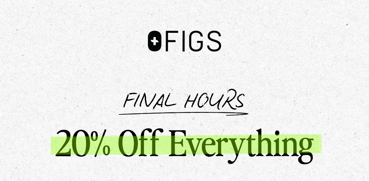 20% OFF Everything