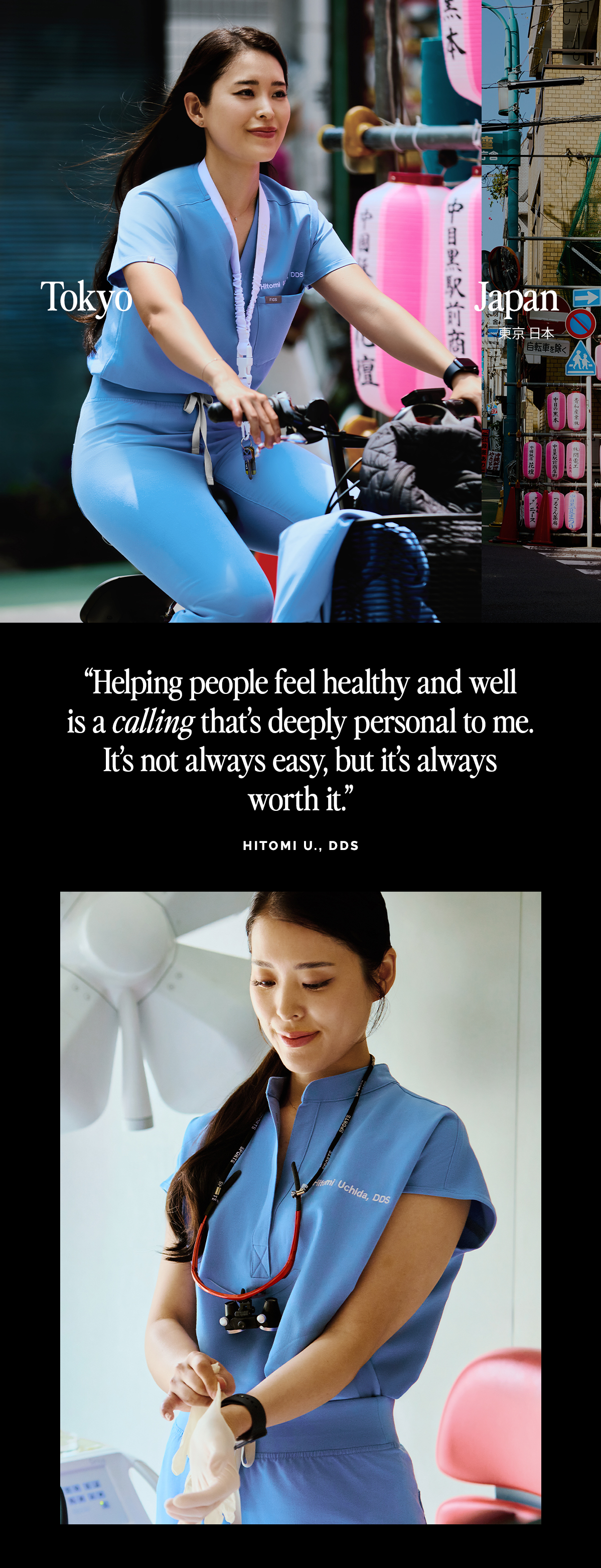“Helping people feel healthy and well is a calling that’s deeply personal to me. It’s not always easy, but it’s always worth it.”