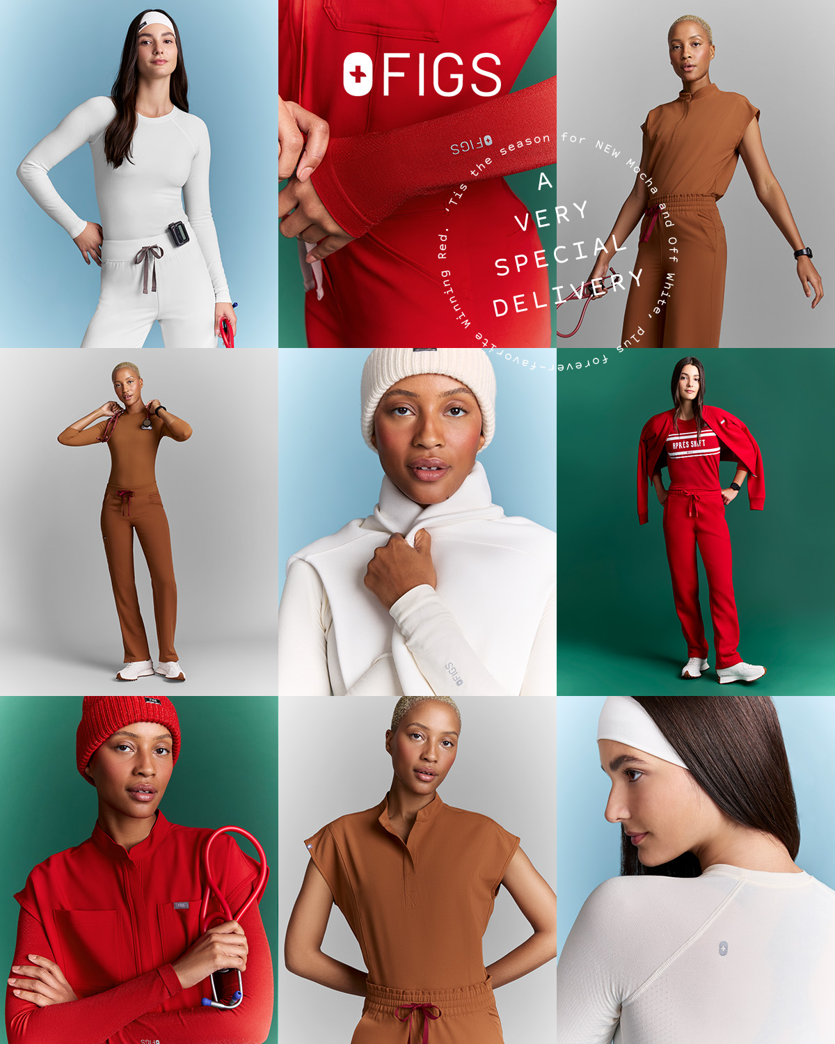 ‘Tis the season for NEW MOCHA and OFF WHITE, plus forever-favorite WINNING RED—in fresh limited-edition and best-selling styles.