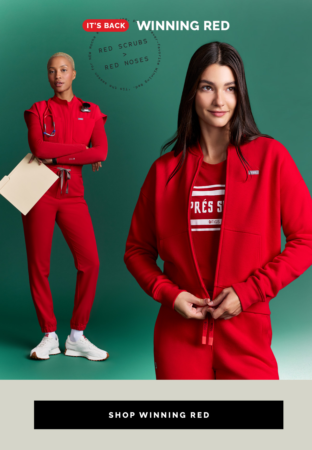 Shop Winning Red