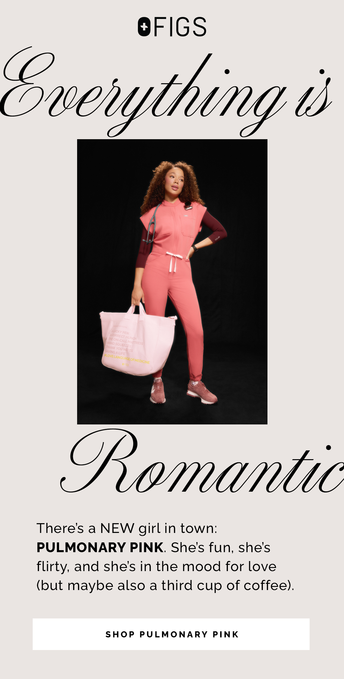 There’s a NEW girl in town: PULMONARY PINK. She’s fun, she’s flirty, and she’s in the mood for love (but maybe also a third cup of coffee). 