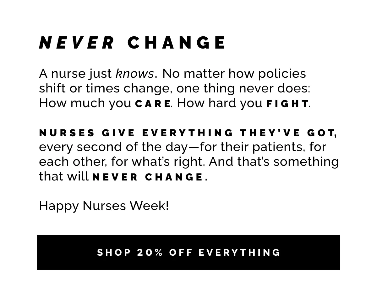 Shop 20% OFF Everything