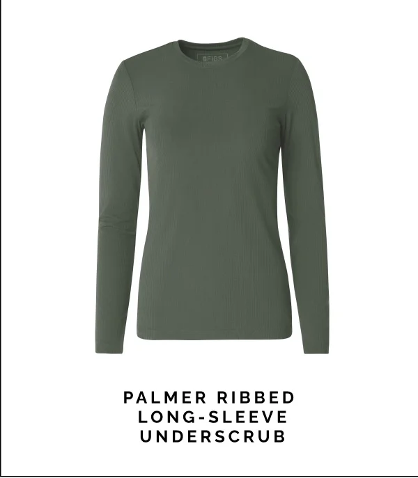 Palmer Ribbed Long-Sleeve Underscrub
