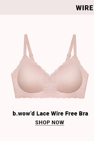 Shop b.tempt'd by Wacoal - b.wow'd Lace Wire Free Bra