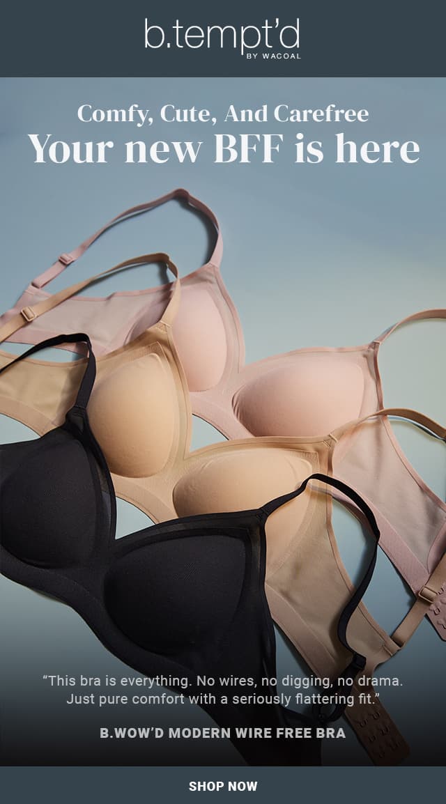 Shop b.tempt'd by Wacoal - b.wow'd Wire Free Bra