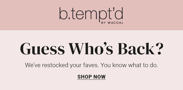 Shop b.tempt'd by Wacoal - Back in Stock