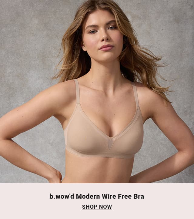 Shop b.tempt'd by Wacoal - b.wow'd Modern Wire Free Bra