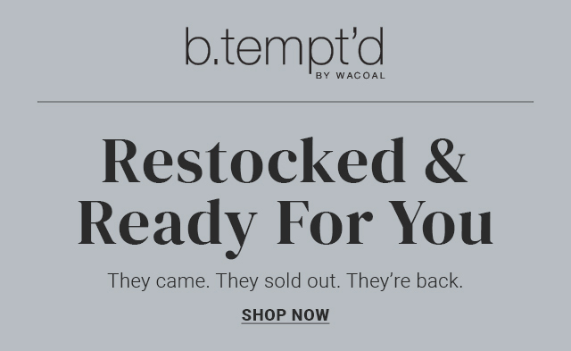 Shop b.tempt'd by Wacoal - Back In Stock