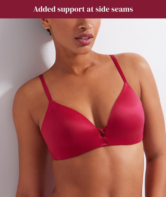 Undercover Wire Free T-Shirt Bra with added support at side seams