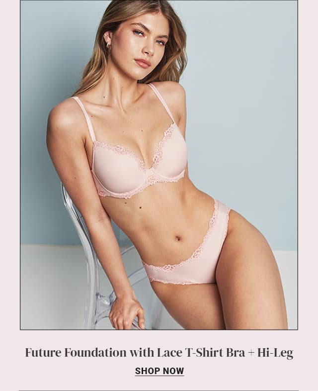 Future Foundation with Lace T-Shirt Bra & Bikini - Shop Noe