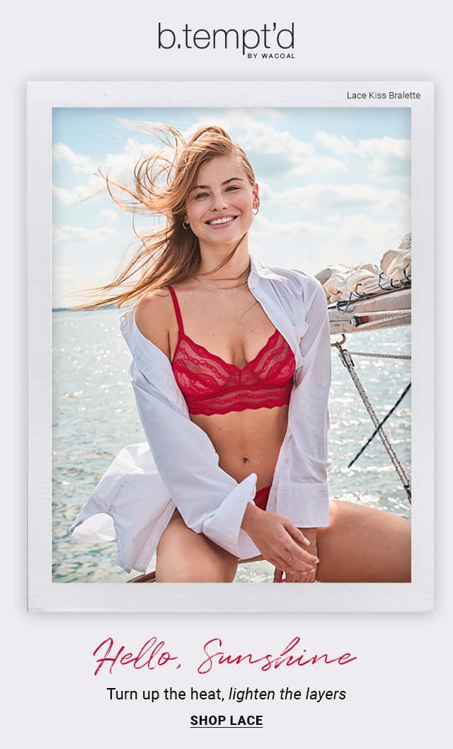 Turn up the heat, lighten the layers - Shop Lace