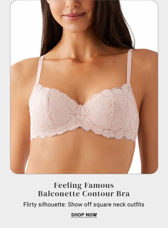 Shop Feeling Famous Balconette Contour Bra
