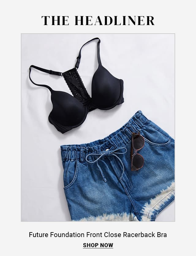 Shop Future Foundation Front Close Racerback Bra